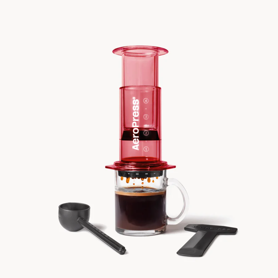 AeroPress Clear, ediție limitată , Roșu